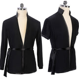 Short sleeves-Deep V high collared Latin dance shirt-Group order x 8 shirts