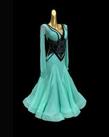 Fully stone Ballroom dance gown 2