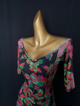 Flora print dance dress for all dances