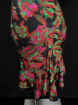 Flora print dance dress for all dances