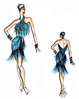 Agnes 2026 Tassel Latin dance dress