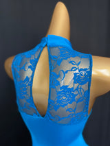 Electric blue Tango dress
