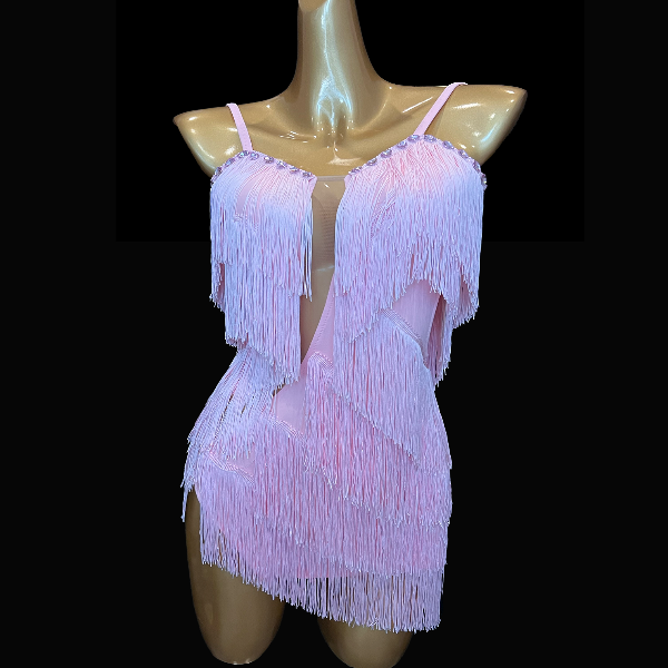 light pink dance dresses BLOCH Girls Helena Tank Skirted Leotard, Candy Pink, Size: 6X-7