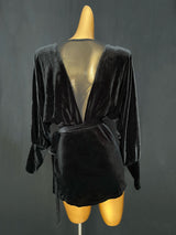 Oversized loss sleeves dance top/dress