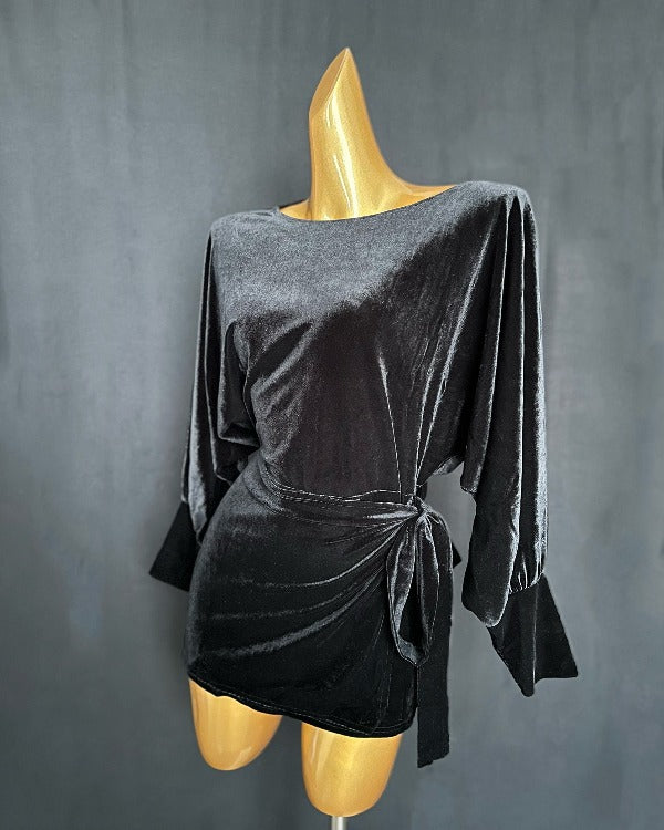 Oversized loss sleeves dance top/dress